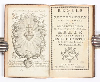 [BRUGSE DRUKKEN]. Regels en oeffeningen van devotie voor het broederschap van de aenbiddinge van 
