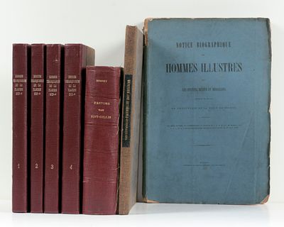 CARTON, C. e.a. Biographie des hommes remarquables de la Flandre Occidentale Bruges 