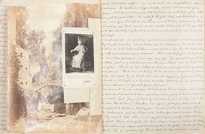 COUCKE, Joseph. Mijne Reize naar Rome, 18-27 april 1898 Dagboek/ plakboek van architect Joseph 