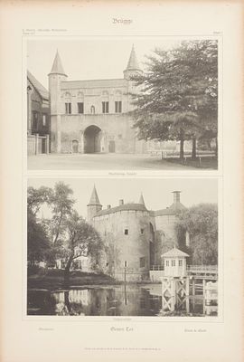 GURLITT, Cornelius. Historische St&auml;dtebilder. Serie 3. Heft 2 Br&uuml;gge Berlin E. Wasmuth 1912 Gr. 