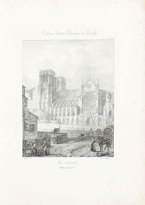 JOLIMONT, Fran&ccedil;ois-Th&eacute;odore de; CHAPUY. 14 livraisons des "Vues pittoresques des cath&eacute;drales 