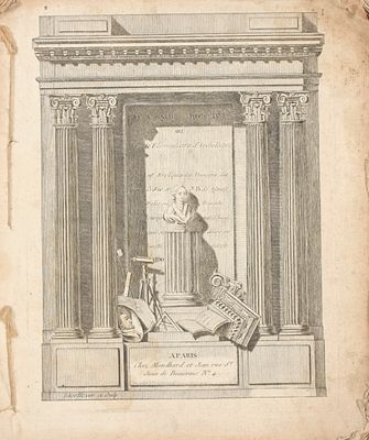 LUCOTTE, J.B. Le Vignole moderne, ou Trait&eacute; &eacute;l&eacute;mentaire d'architecture Paris Chez Mondhard et 
