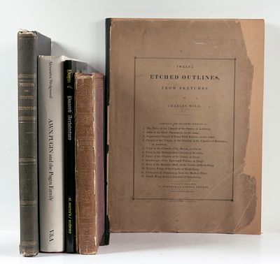 PUGIN, Auguste. Sp&eacute;cimens des antiquit&eacute;s architecturales de la Normandie Li&eacute;ge-Paris Noblet - 