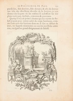 JEAURAT, Edme S&eacute;bastien. Trait&eacute; de Perspective &agrave; l'usage des artistes, o&ugrave; l'on d&eacute;montre toutes 