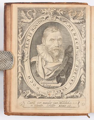VAN MANDER, Karel. Het schilder boeck, waer in voor eerst de leerlustighe jeught den grondt der 