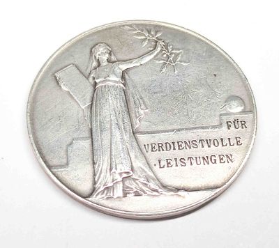 990 Silber Medaille Hamburg Altona. 990er Silber Medaille Verein f&uuml;r Verbesserung der 
