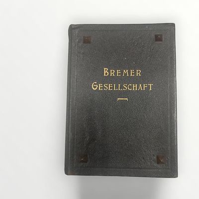Antikes Bremer Kommersbuch, 1929, gebrauchtes Sammlerst&uuml;ck Interne Nr. A0291200802