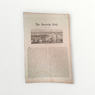 5 Bl&auml;tter Das Russische Reich. 5 Stk. orig. Bl&auml;tter aus Handatlas "Das Russische Reich" 