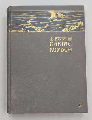 Originalausgabe Voss Marine Kunde 1910. Antikes Buch "Marine-Kunde - Eine Darstellung des 
