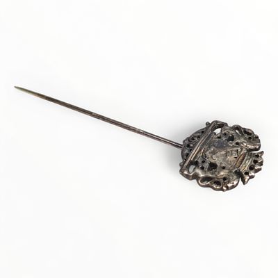 925 Silber Bremer Wappen Nadel L&auml;nge ca. 6,5cm