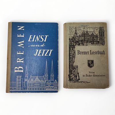 B&uuml;cher Bremen. B&uuml;cher Bremen, 1x Bremer Lesebuch, 1x Bremen Einst &amp; Jetzt, ordentliche 