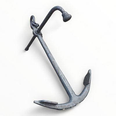 Antiker Stock Anker. Antiker XL Stock Anker L&auml;nge ca. 120cm, Breite ca. 85cm 
Interne Nr. A0302291226