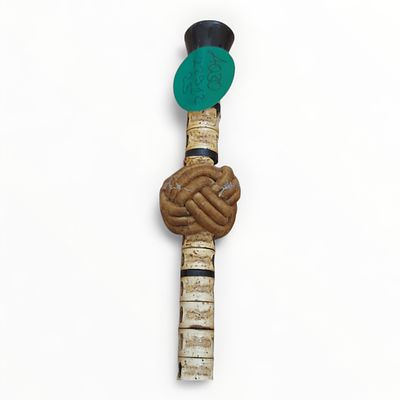 Antiker Viktorianischer Hai Wirbel Seemanns Spazier Stock. Antiker Viktorianischer 