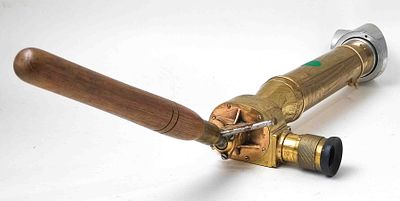 Sch&uuml;tzen / Grabenfernrohr, Gesamtl&auml;nge ca. 71,5cm, Sammlerst&uuml;ck aus renommiertem 