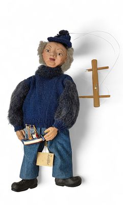 Handgefertigte Marionette Seemann 
Interne Nr. A0312298124