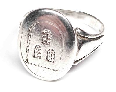 Antiker 835 Silber Wappen Ring Schiltach. Antiker 835 Silber Wappen Ring, Wappen verm. Schiltach 