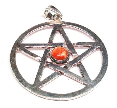 925 Silber Pentagramm &Oslash; ca. 45mm Gewicht ca. 9,5g 
Interne Nr. A0325800066