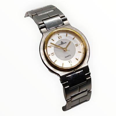 Vintage Dugena Quarz Uhr . Vintage Dugena Quarz Uhr, Damenarmbanduhr &Oslash; Geh&auml;use ohne Krone ca. 