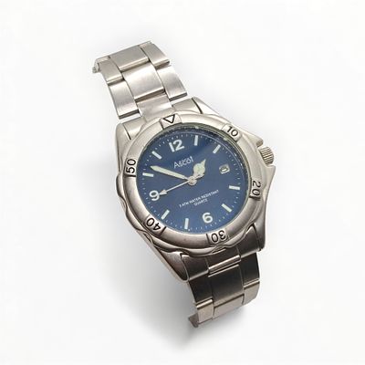 Ascot Herrenarmbanduhr Revision + Batterie neu. Ascot Herrenarmbanduhr mit Datumsanzeige, &Oslash; 