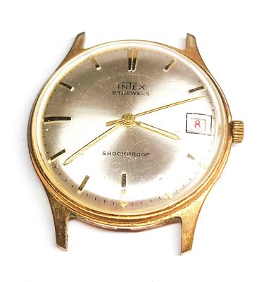 Intex Armbanduhr. Intex 21 Jewels Armbanduhr, ohne Armband, Handaufzug, mit Datumsanzeige, &Oslash; 