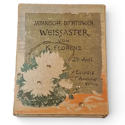 Antikes Japanisches Gedichtband 18. Antikes Buch "Japanische Dichtungen" Prof. Dr. Karl 