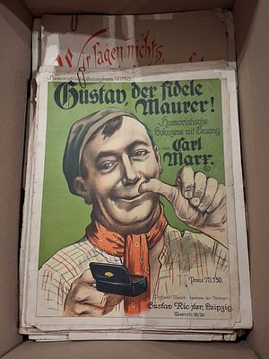 Lot antike Notenbl&auml;tter ungepr&uuml;fte Sammlerst&uuml;cke 
Interne Nr. A0342306762