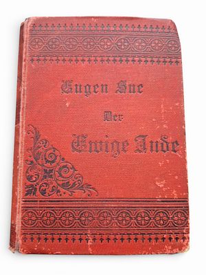 Eugene Sue Der ewige Jude, 2.te verbesserte Auflage, Leineneiband, um 1910, ordentliches 