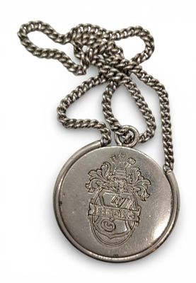 Massives Becks Medaillon an Kette &Oslash; ca. 35mm, Gewicht ca. 29g, seltenes Sammlerst&uuml;ck 
Interne 