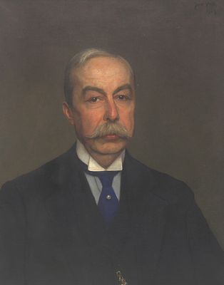 Jan Veth (1864-1925), ‘Portrait of Jonkheer Adolph Georg van Lennep (1862-1931)’ signed ‘Jan 
