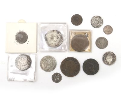 A lot of about 12 coins, various former Italian principalities, current Italy, 17th and 18th 