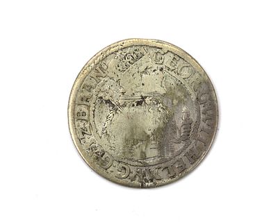 A silver coin, 1/4 thaler, George William Elector of Brandenburg, Holy Roman Empire, 1624 
