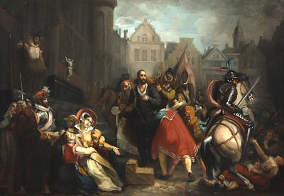 Jean Baptiste de Fiennes [DeFiennes] (1804-c.1840), The execution of Count Lamoral of Egmont 