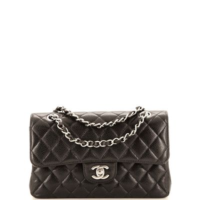 Chanel Classic Double Flap Bag - Small Black. Title/Medium: Chanel Classic Double Flap Bag - 