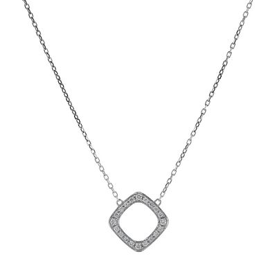 Dinh Van Impression Diamond Gold Necklace. Title/Medium: Dinh Van Impression Diamond Necklace 