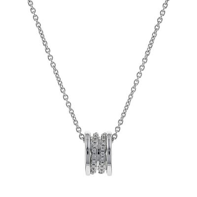 Bulgari B.Zero 1 Diamond Gold Necklace. Title/Medium: Bulgari B.Zero 1 Diamond Gold Necklace 