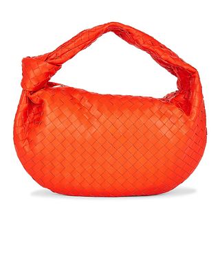 Bottega Veneta Small Jodie Bag - Orange & Gold. Title/Medium: Bottega Veneta Small Jodie Bag - 