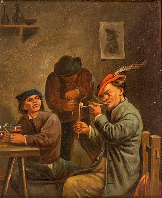 Tavern Scene by David Teniers the Younger. Title/Medium: Tavern Scene by David Teniers the 