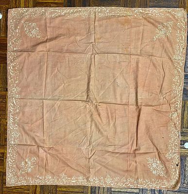 Nastaliq Arabic Script Wedding Scarf. Title: Wedding Scarf with Nastaliq Arabic Script 