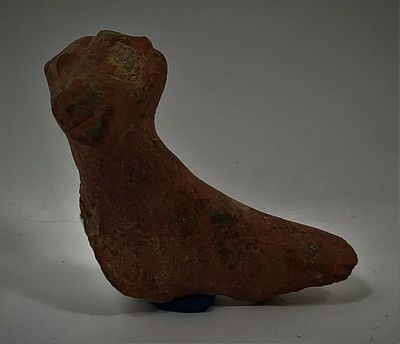 Near Eastern Terracotta Wolf Fragment 1st Mill BC. Title/Medium: Near Eastern Animal 