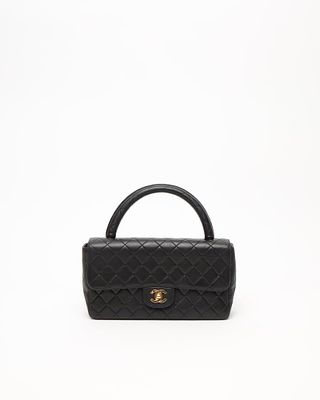 Chanel Classic Kelly Top Handle Bag - Vintage. Title: Chanel Classic Kelly Top Handle Bag 