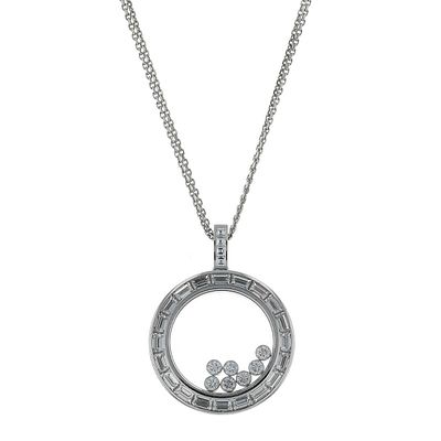 Chopard Happy Diamonds Gold & Diamond Necklace. Title/Medium: Chopard Happy Diamonds Necklace 