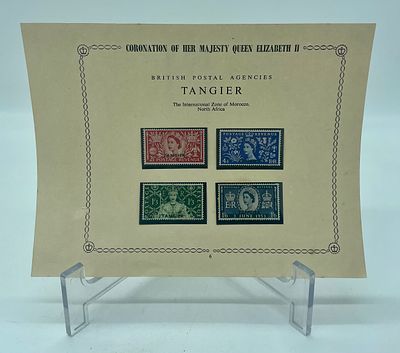 Sheet with Four Commemorative Stamps
. Coronations of Her Majesty Queen Elazabeth II, June 2 