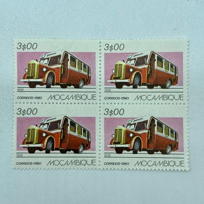 Four Seals Mozambique
. Transportes de Mo&ccedil;ambique from 1980, new stamps with minimal signs of 
