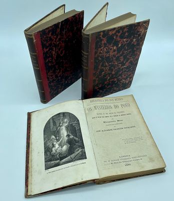 'Os Mysterios do Povo' by Eugenio Sue. 3 volumes of ‘The Mysteries of the People’ (or History of 