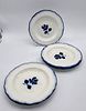 Six Soup Plates in French Porcelain
. Molded and embossed, marked on the base, Salins France Image - 1