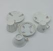 Three European Porcelain Cups
. Molded and embossed, unmarked, various models with polychrome Image - 2