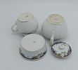 Three Pieces in Portuguese Porcelain
. Molded and relief from the Vista Alegre factory, marked Image - 3
