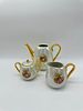 Coffee Service in Portuguese Porcelain
. Molded and relief, marked on the base, Viana, teapot Image - 3