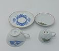 Two Portuguese Porcelain Cups
. Molded and embossed, from the Vista Alegre factory, marked on Image - 2