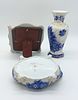 Three Pieces in Portuguese Porcelain
. Molded and embossed, marked on the base, Royal Art, jar Image - 3